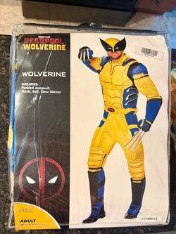 Brand New Men’s Wolverine Costume Size Large