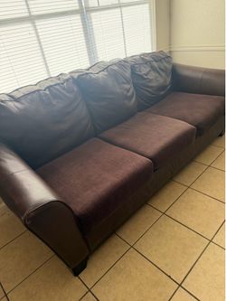 brown couch