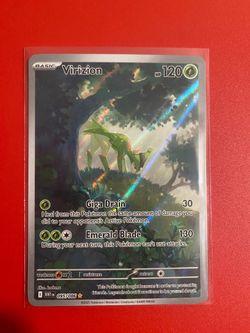 Virizon White Flare Pokemon Card
