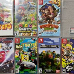 Nintendo Switch Games Bundle 8 Games