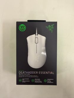 RAZER DEATHADDER ESSENTIAL WHITE GAMING MOUSE