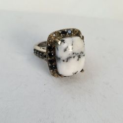 Dendritic Agate Ring 