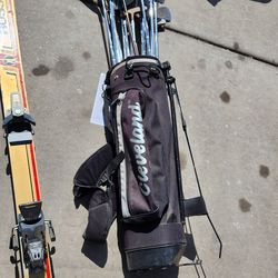 Mixed Golf Clubs Set with Cleveland Stand Bag