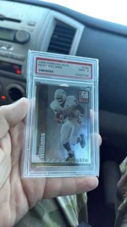 1999 Donruss Elite Ricky Williams Rookie PSA 9