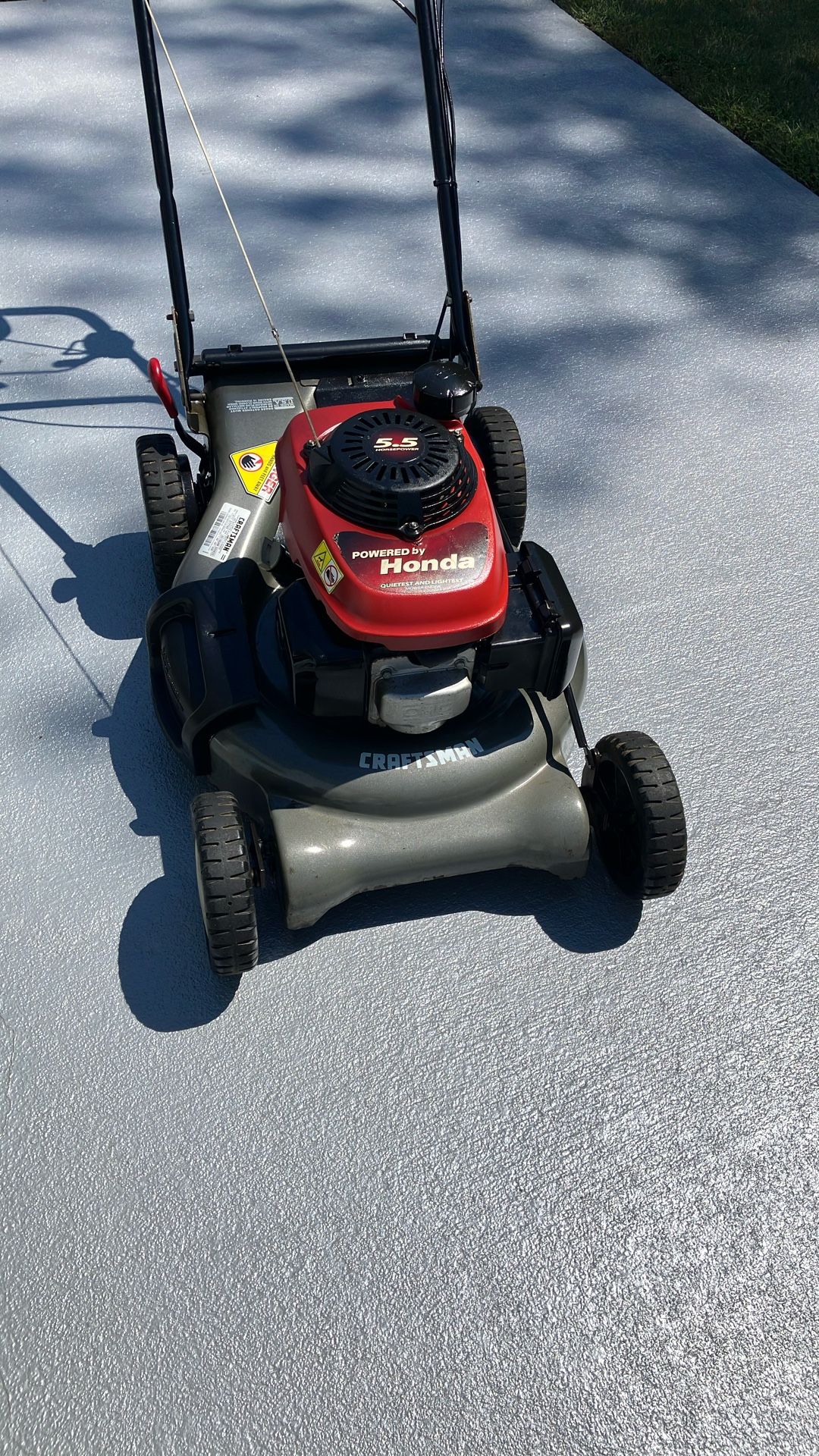 HONDA 5.5hp SELF-PROPELLED MOWER Works & Runs Great π