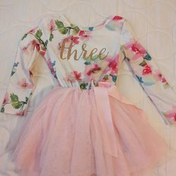 3T girls birthday dress