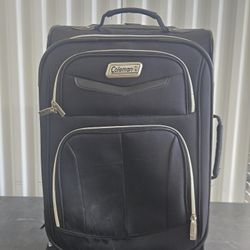 COLEMAN SOFT-SIDE (22 inch) ROLLING CARRY-ON SUITCASE 