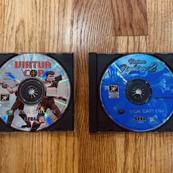 Virtua Fighter 2 & Virtua Cop - Sega Saturn - Disc Only