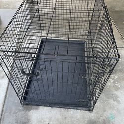 XL Foldable Dog Cage with divider