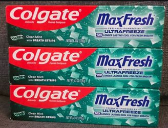 (3) (3) Colgate Maxfresh Toothpaste, 6.3 oz each