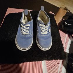 Shoes Kid Sizes 10  Vans Color Blue Light