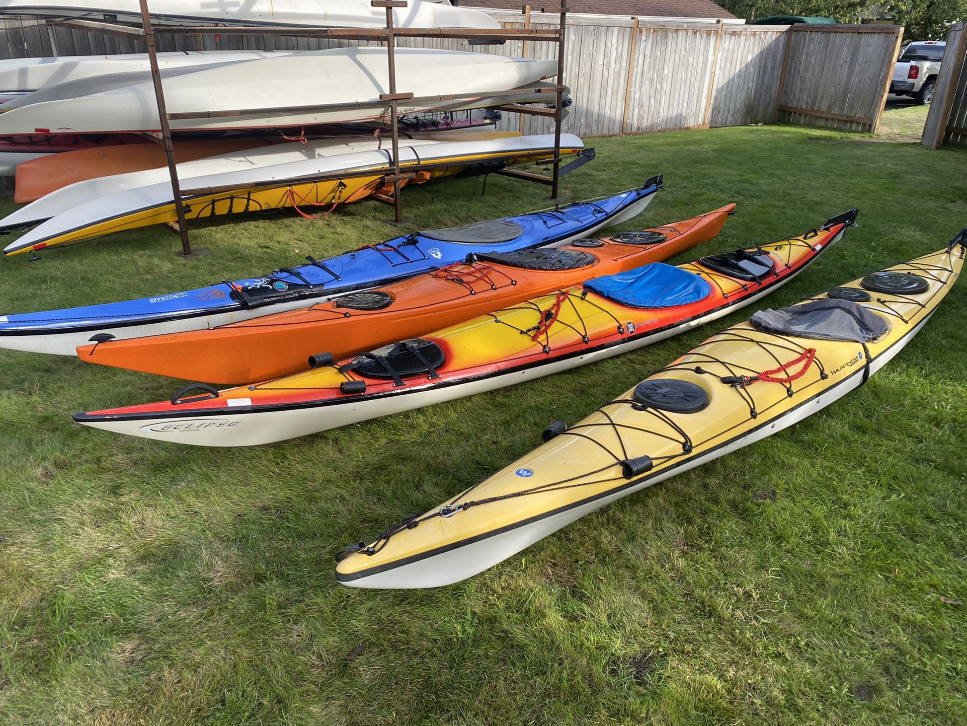 Perception Eclipse Sea Lion Fiberglass Kayak for Sale in WA