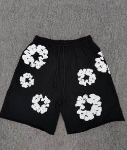 Denim Tear Shorts Black