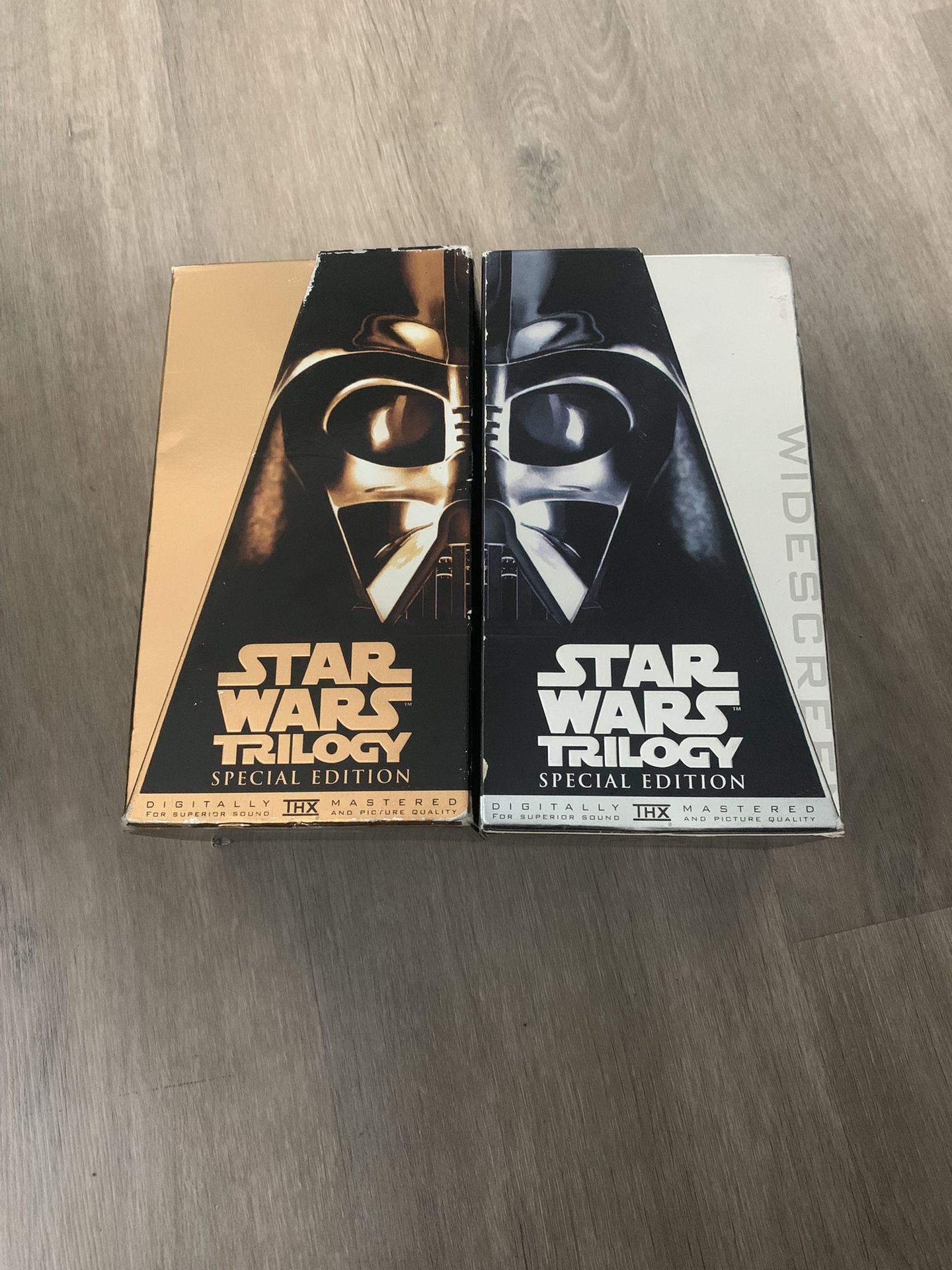 Star Wars Trilogy Full VHS Collectibles Set (6 Tapes)