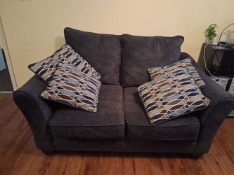 Loveseat & footrest