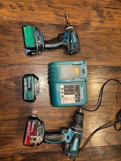 Makita 18V Drill Set with Batteries and Charger