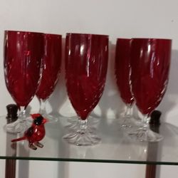 Red Melrose Glasses