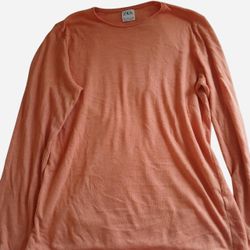 Zara Orange Lightweight Sweater- Size Small