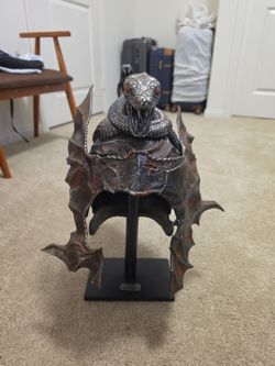Elden Ring Shadow of the Erdtree Messmer the Impaler Helmet w/ Display Stand