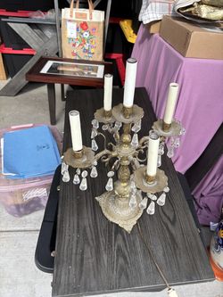 chandelier lamp. vintage
