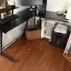 Corner Desk And Massage Chair