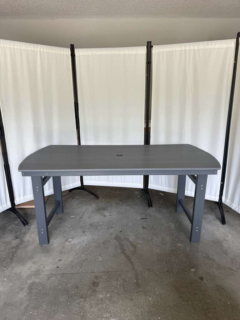βοΈ 66" Outdoor Patio Dining Table β Gray HDPE All-Weather Wood β BRAND NEW! β¨