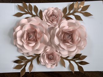 New paper flowers for decorations/events