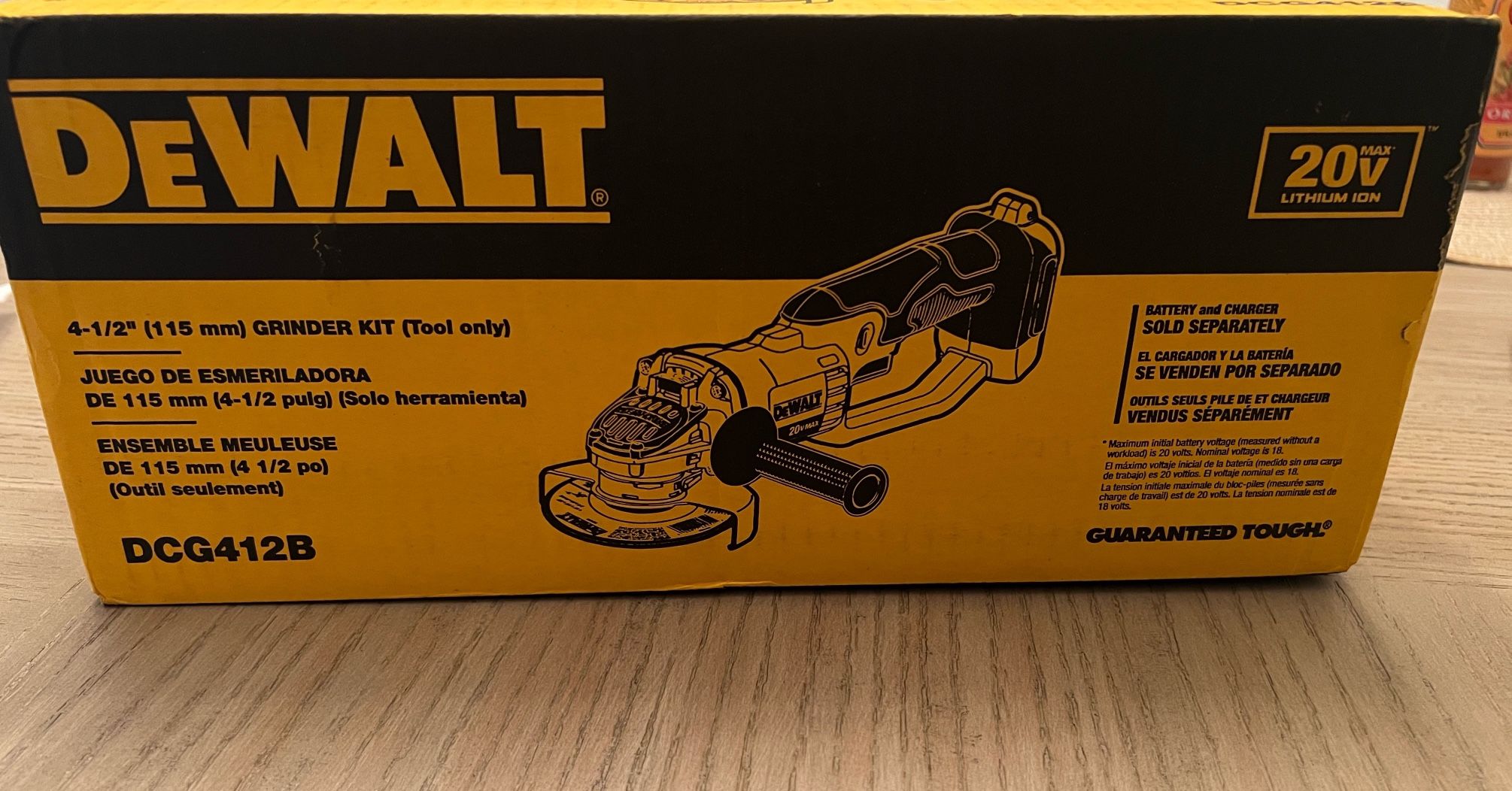 Cordless DeWalt Grinder