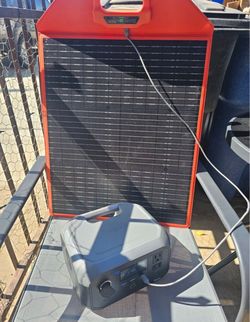 300w Portable Power Station with 60w solar panel