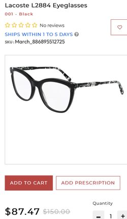 Lacoste L2884 Eyeglasses
