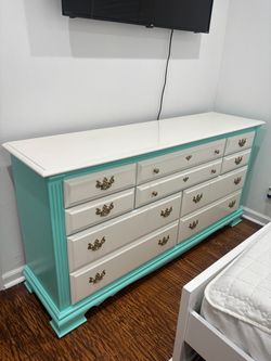 Solid Wood Dresser – $180