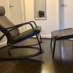 Rocking Chair With Ottoman 