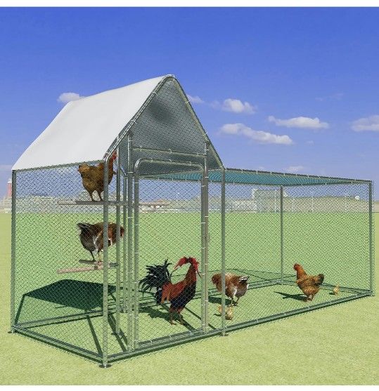 Large Metal Chicken Coop