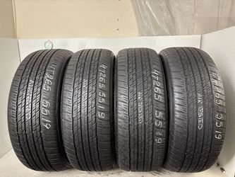 Set 4 Tires 265 55 19 Dunlop Grandtrek At23 High Tread No Repairs