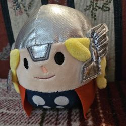 HALLMARK MARVEL " THOR " PLUSH ROUND BALL STUFFED PLUSH TOY