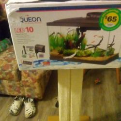 New Aqueon Aquarium LED 10 & Kit 20x10x12