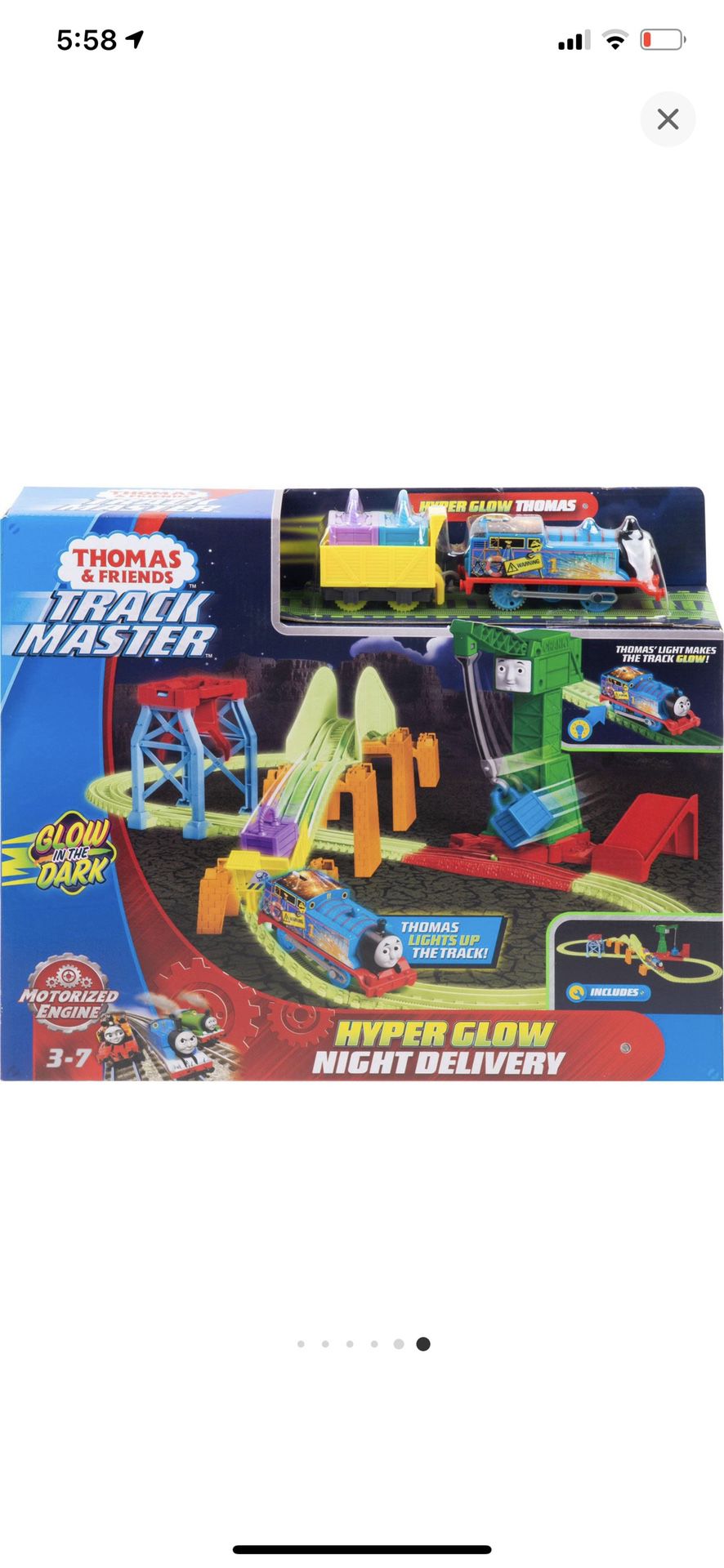 Thomas And Friends Hyper Glow Night Delivery