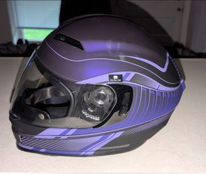 Z1R Jackal Dark Matter Helmets Motorcycle Size small