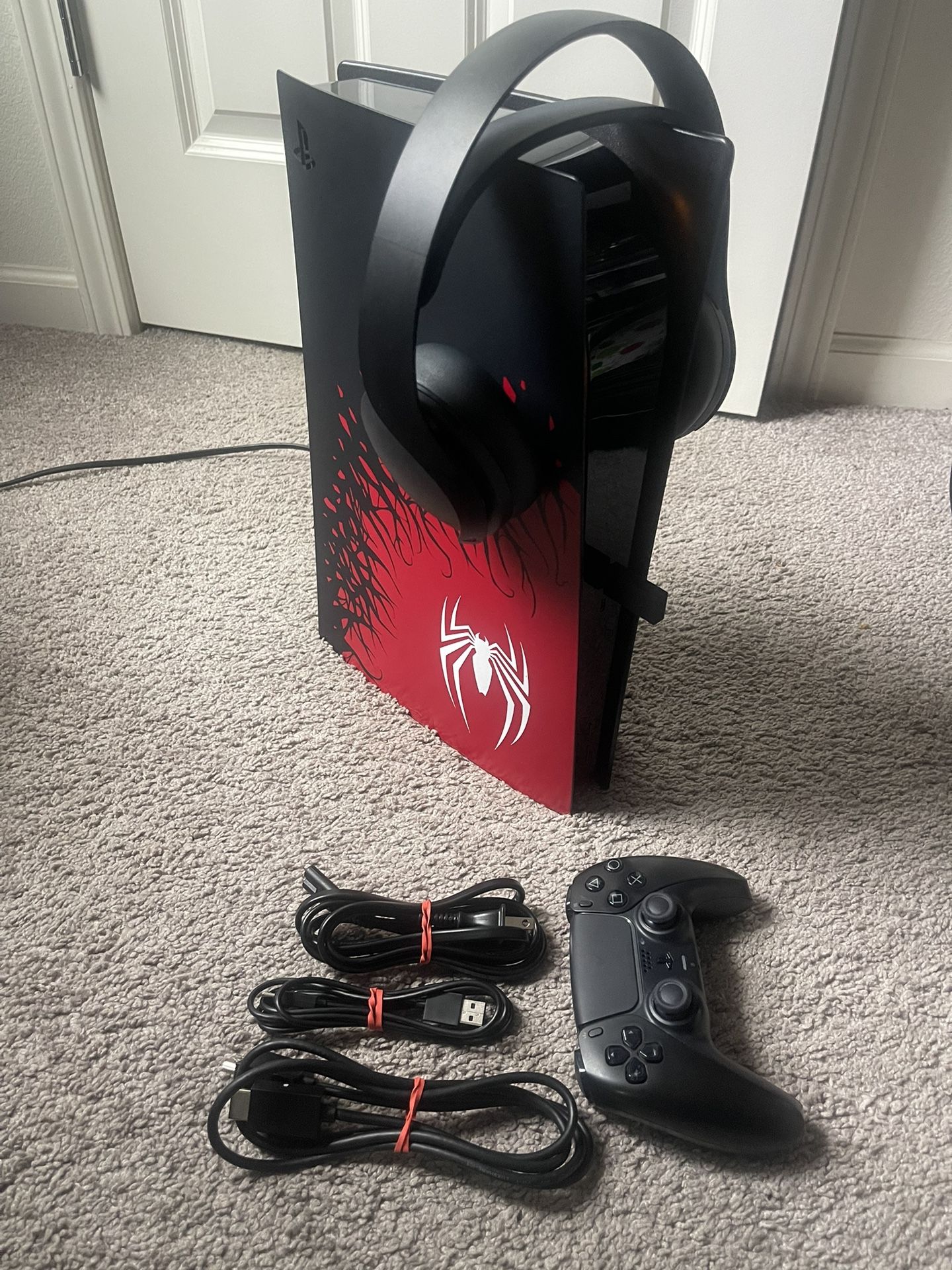 PS5 Spider-Man 2 Limited Edition Bundle w/ Pulse 3D Headset & Black DualSense Controller