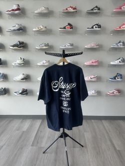 Brand new Stussy World Tour T-shirt 'blue' Multiple sizes