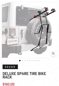 Jeep Wrangler Spare Tire Bike Rack
