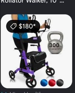 Extra wide heavy duty Walker new valued at 180 asking 100 or best offer