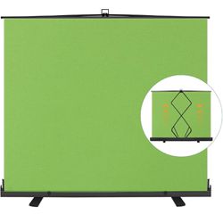 EMART 80in x 92in Collapsible Chromakey Panel Green Screen for Photo Backdrop Video Studio