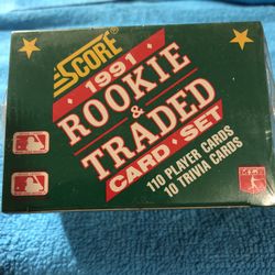 Baseball Cards:  1991 Score Rookie & Traded Factory Set