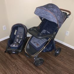 Monbebe Dash Travel System Stroller and Infant Car Seat, Unisex, Boho, Infant & Toddler
