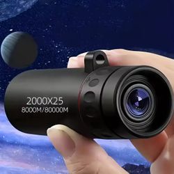 2000x25 10X HD Magnification Monocular 3.6 Inch High Power Telescope 22mm Lens