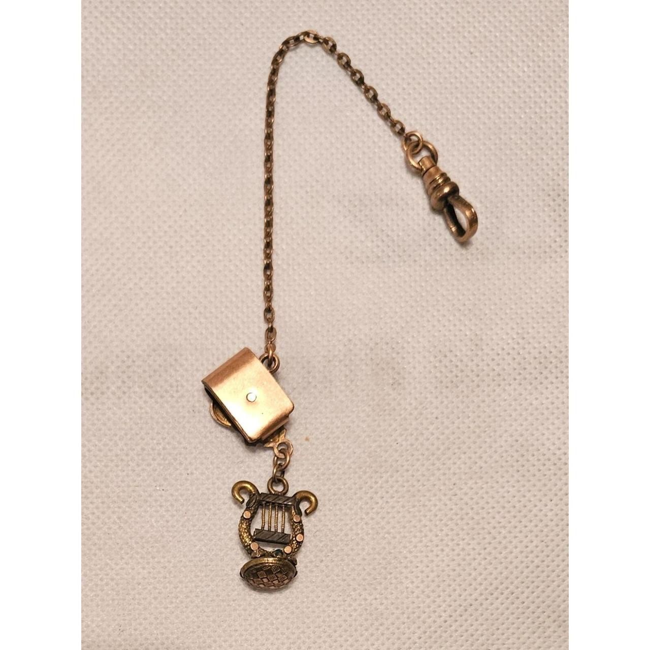 Antique Victorian Gold Filled Watch Chain (136)72