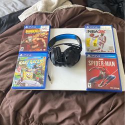 ps4 Games With Turtle Beach Headphones +Mic