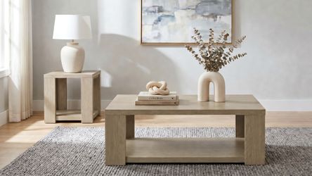 Pavone Latte Coffee Table Set
