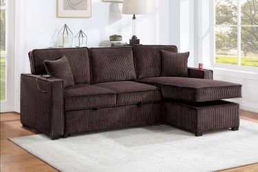 New 1pcs convertible sofa bed with storage